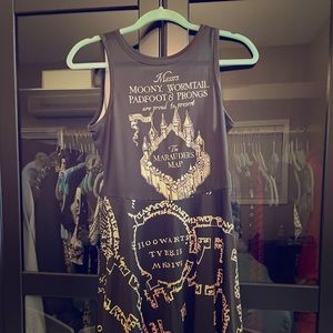 Harry Potter Marauders Map Skater Dress